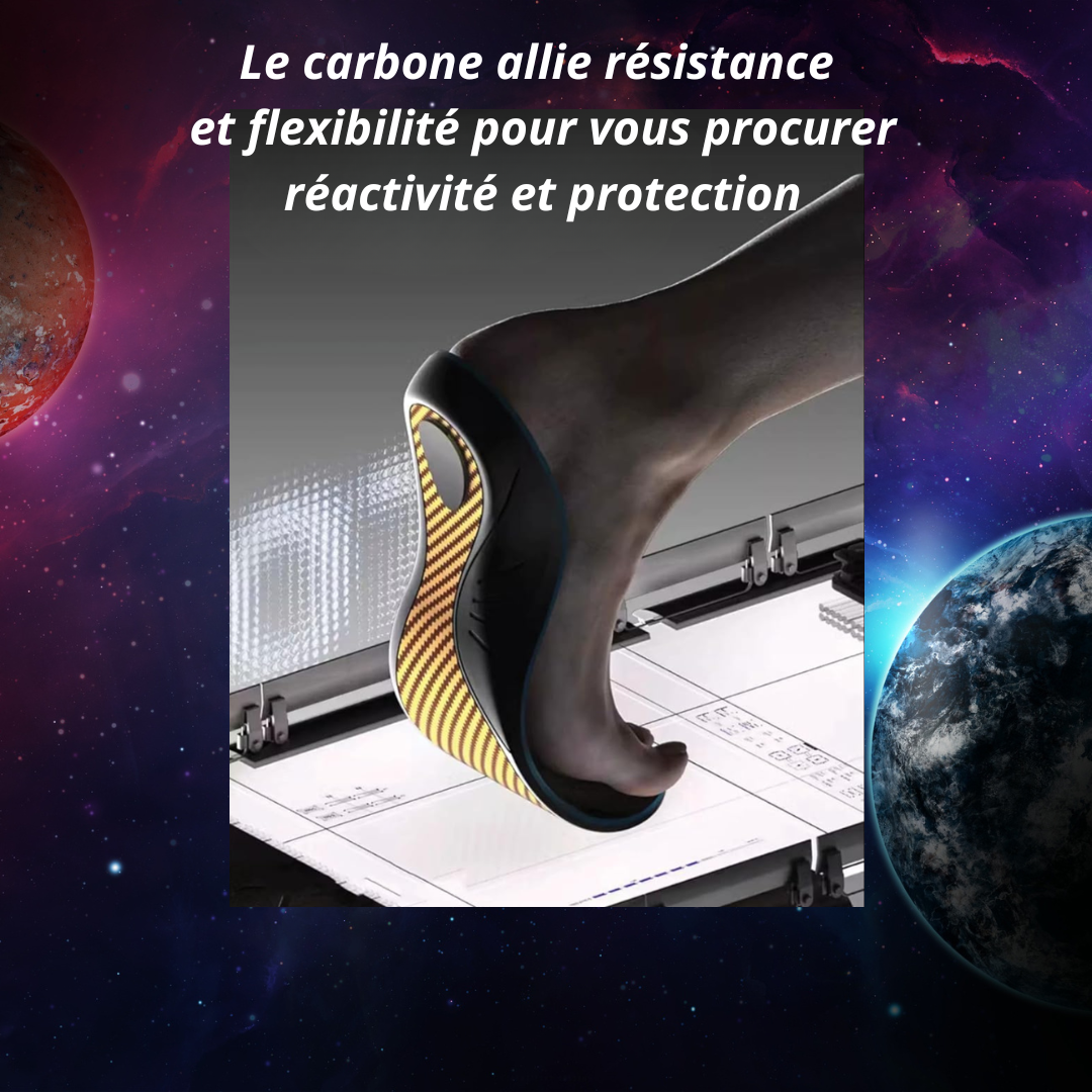Semelles en fibre de carbone